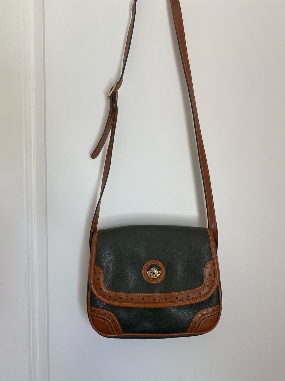 Vintage Saddle River Crossbody Shoulder Bag